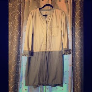 Jean two toned dress